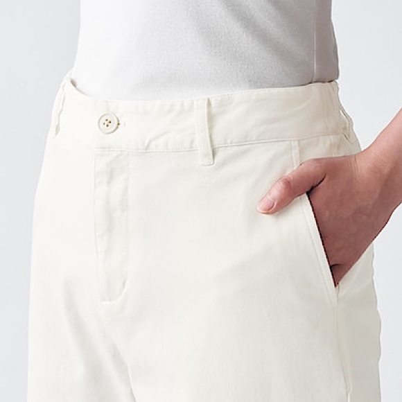 Muji Stretch Chino Wide Pants - Picture 2 of 11